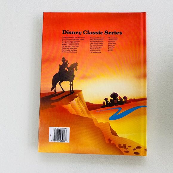 Disney's Aladdin Hard Cover Book Vintage 1993 Near Mint - Picture 5 of 5